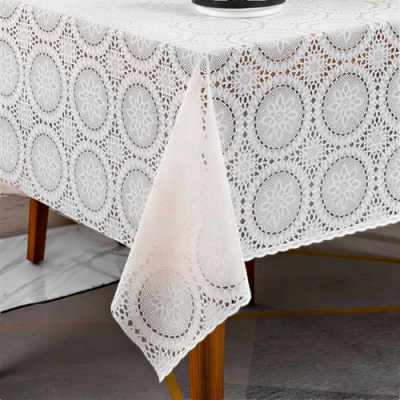 Клеенка ажурная Merletti 466 WH 1,37х20м без осн. гл,