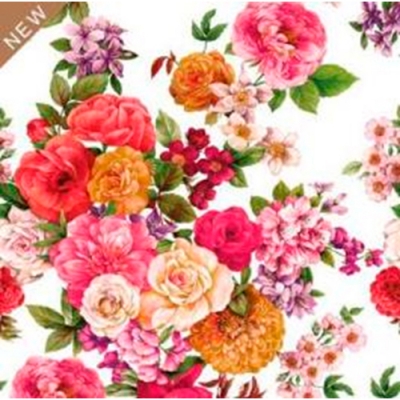 Клеенка Флер 81390A на тканевой основе 1,4 х 20 м