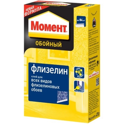 Клей обойный "Момент Виниловый" 470гр.3000294