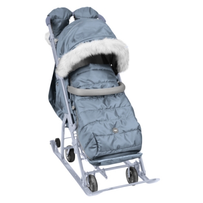 Коляска комбинированная Nika Ника детям 7-5SK НД7-5SK/СР серый