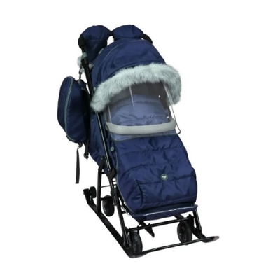 Коляска комбинированная Nika Ника детям 7-5SK НД7-5SK/ТС темно-синий