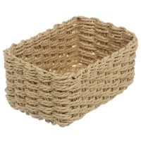 Корзина 21х15х10 см, прямоугольная, плетеная, B090097 (485730)