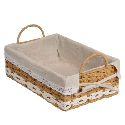 Корзина 31х21х10 см, прямоугольная, плетеная, Y4-9659 (503136)