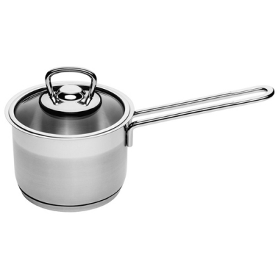 Ковш нерж. сталь 0,85л. София, стекл. крышка "КАТЮША" код.К-9940-120-0 Ковш нерж. сталь 0,85л. София, стекл. крышка "КАТЮША" код.К-9940-120-0