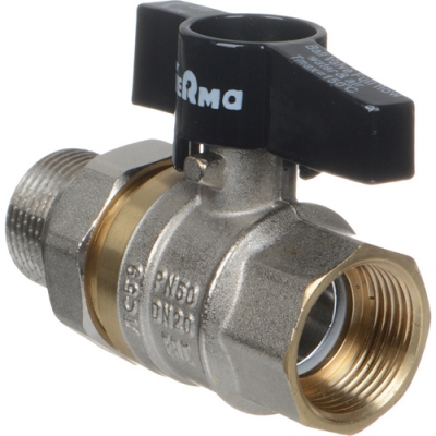 Кран шаровой TeRma CB 3/4" бант с американкой 30215