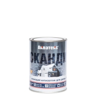 Кроющий антисептик для древесины Акватекс Сканди база С 0,75 л (65098)