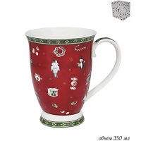 Кружка 350 мл НОВЫЙ ГОД в под.уп.(х36) Фарфор арт.105-597