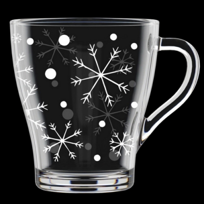 Кружка для чая 250мл. арт.1649-Г "Снегопад"