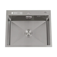 Кухонная мойка с PVD покрытием "POTATO" DS5060 (с отверстием для ножей)