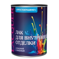 Лак Простокрашено для внутренней отделки алкидный 2,4 кг