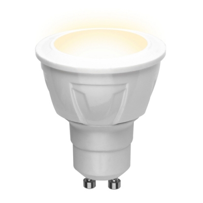 Лампа светодиодная. Форма «JCDR» LED-JCDR 6W/WW/GU10/FR PLP01WH UL-00002423