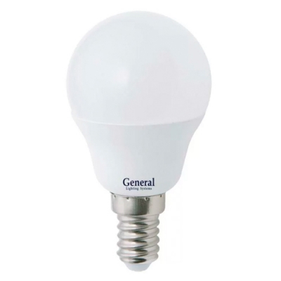 Лампа светодиодная GLDEN-G45F-B-7-230-E14-4000 (660191)