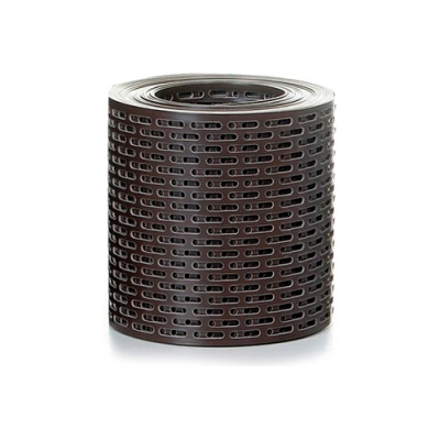 Лента карнизная вентиляционная BORGE 100мм*5м, серо-коричневая (RR 32)