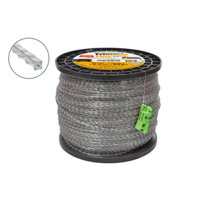 Леска для триммера Rezer Ultra-pro DUO-TWIST 2.4мм262м Rezer