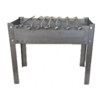 Мангал с шампурами и кочергой Новичок (нерж сталь 1мм) М-2024.00.000 Мангал с шампурами и кочергой Новичок (нерж сталь 1мм) М-2024.00.000