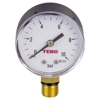 Манометр TEBO НАР 1/4" 10 бар (1100) Манометр TEBO НАР 1/4" 10 бар (1100)
