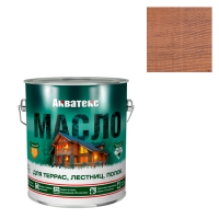 Масло для террас, лестниц, полов Акватекс 2,5 л орех (65200)
