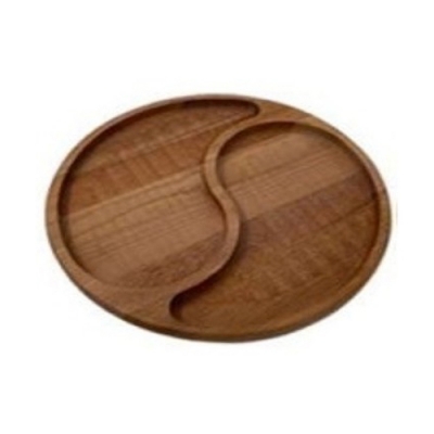 Менажница круглая "инь-янь", 2 отсека, d29х2см. 2К-030wd арт.2К-030wd Менажница круглая "инь-янь", 2 отсека, d29х2см. 2К-030wd арт.2К-030wd