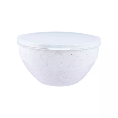 Миска Granite Полимербыт с крышкой 2л белый С69502