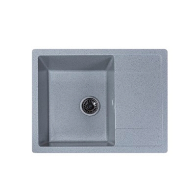 Мойка GranAlliance G-25 (645 х505мм) серая с сифоном