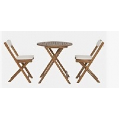 Набор мебели Никки Garden story акация цвет дерева, бежевый (стол+ стул акация 2шт) GS088