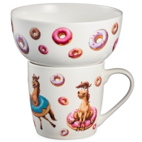 Набор посуды lefard "Ponycake" 2 пр. (кружка 360мл, салатник 500мл) 260-1073 260-1073