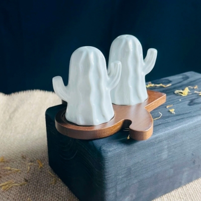 Набор солонок на подставке TROPICAL в под.уп.(х36)Фарфор арт.235-096