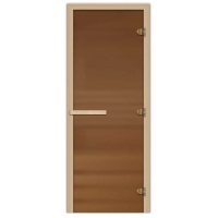 ДВЕРЬ КАЛЕНОЕ СТЕКЛО 1900х680 (бронза матовая) 8мм