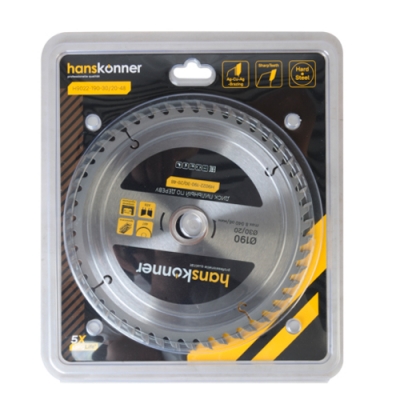 Пильный диск по дереву Hanskonner 190x30мм, 48 зубьев H9022-190-30/20-48 Пильный диск по дереву Hanskonner 190x30мм, 48 зубьев H9022-190-30/20-48