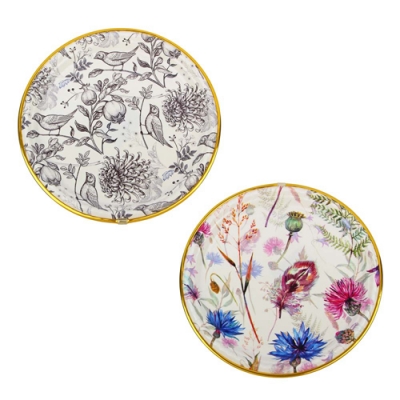 Поднос круглый "Бергамо", 27,5х2см, полипропилен, 2 дизайна арт.862-427 Поднос круглый "Бергамо", 27,5х2см, полипропилен, 2 дизайна арт.862-427