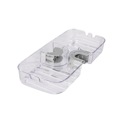 Полка на душевую штангу 276х124х41мм Полимербыт С055 Полка на душевую штангу 276х124х41мм Полимербыт С055