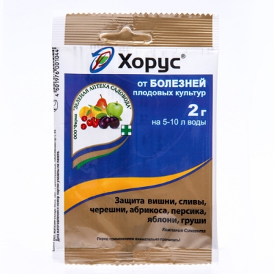 Препарат от основных болезней плодовых культур Хорус 2 г арт.7797544 г.Екатеринбург Препарат от основных болезней плодовых культур Хорус 2 г арт.7797544 г.Екатеринбург