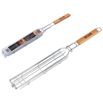 Решетка для барбекю ECOS-9710D (Хромированная, размер: 49 х 4 х 3,5 см) арт.999710 Решетка для барбекю ECOS-9710D (Хромированная, размер: 49 х 4 х 3,5 см) арт.999710