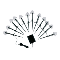 Садовый светильник на солнечной батарее USL-S-830/PM020 MULTICOLOR MUSHROOMS SET12 UL-00011676