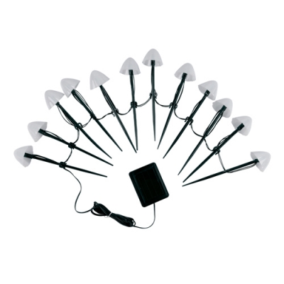 Садовый светильник на солнечной батарее USL-S-830/PM020 MULTICOLOR MUSHROOMS SET12 UL-00011676