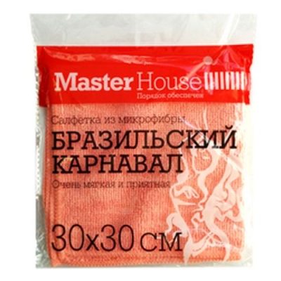 Салфетка "Бразильский карнавал" из микрофибры 30x30см (60154) "Мастер Хаус"