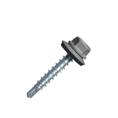 Саморезы кровельные Металлсервис 4,8 х 35 графитовый серый RAL 7024, по дереву (3000 шт) г.Москва