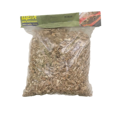 Щепа для копчения ольха 3 дм3 мелкая 3-5мм (уп.30шт.)