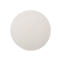 Сервировочная салфетка WHITEWEAVE плетеная, белая 38см арт.DMP03