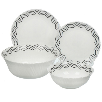 Сервиз столовый стеклокерамика, 19 предметов, на 6 персон, Daniks, Вэнсдей, BYS019004-T132 (448713) Сервиз столовый стеклокерамика, 19 предметов, на 6 персон, Daniks, Вэнсдей, BYS019004-T132 (448713)