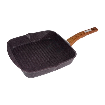 Сковорода-гриль квадр. 24*24 см АП "Premium" (violet) арт. 64904