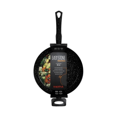 Сотейник 260 мм, 2 руч, б/кр, а/п. Easy Stone Induction. Алюминий марки А5 арт.62692611
