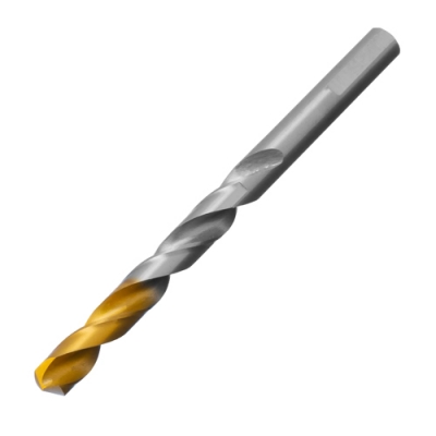 Сверло спиральное по металлу 8,5 x 117мм, Р6М5, Golden Tip // Denzel арт.718240 Сверло спиральное по металлу 8,5 x 117мм, Р6М5, Golden Tip // Denzel арт.718240