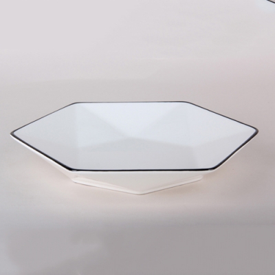 Тарелка глубокая 20см ромб 2, Sugar YJQBH06