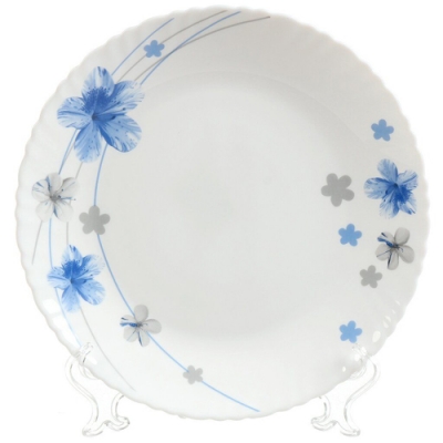 Тарелка обеденная, стеклокерамика, 24 см, круглая, Вуаль, LHP95 (484526) Тарелка обеденная, стеклокерамика, 24 см, круглая, Вуаль, LHP95 (484526)