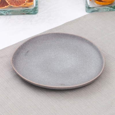 Тарелка плоская JEWEL Грей 26,5 см (керамика) (ПС0033-65)