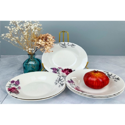 Тарелка суповая 20 см JEWEL Шебби (фарфор) (ПС0031-37)