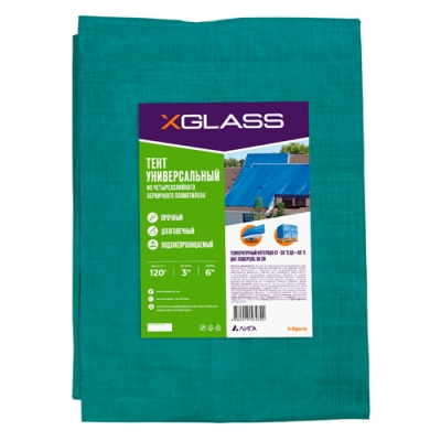 Тент "X-Glass 120", 3 х 6м, 120 г/м2