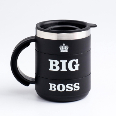Термокружка "Big Boss", 450 мл, сохраняет тепло 2ч арт.7054768 г.Екатеринбург