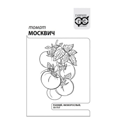 Томат Москвич 0,05 г б/п с евроотв. "Гавриш" Томат Москвич 0,05 г б/п с евроотв. "Гавриш"